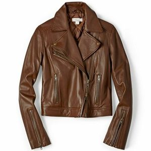 Brown Leather Fossil Jacket